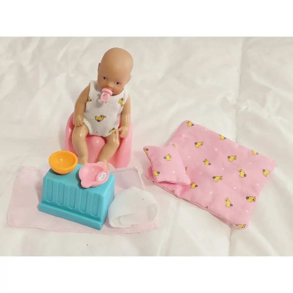 Zapf Creation MiniWorld Mini World Mini Baby Born Doll Set Germany Vtg Collectio